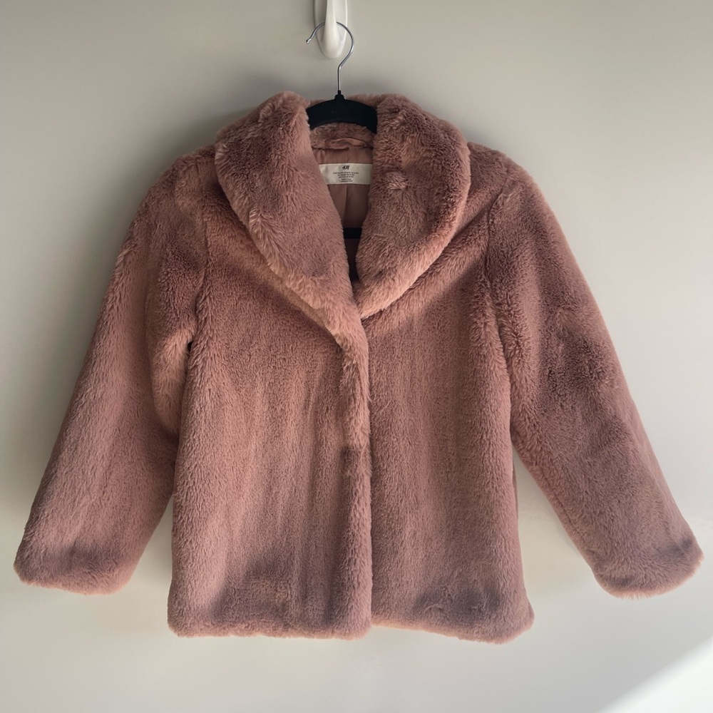 H&M Blush Teddy Jacket - Picture 2 of 7